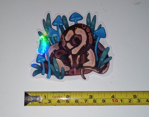 Sticker Cute Ball Python